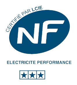 Marquage NF Électricité Performance 3 étoiles